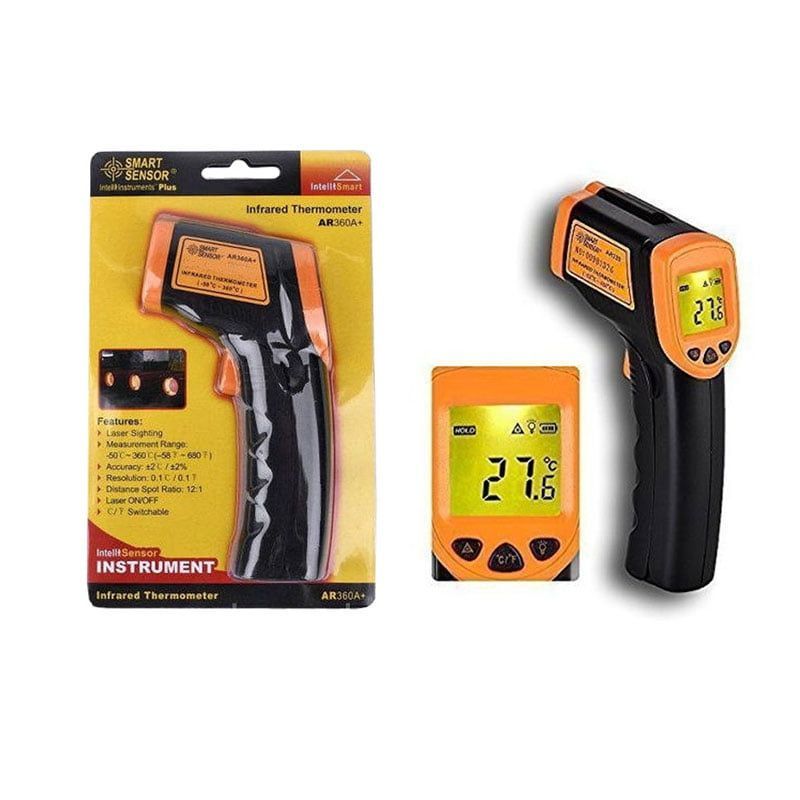 Smart Sensor Θερμόμετρο υπερύθρων χειρός AR360A+ - Infrared Thermometer - sukki.gr