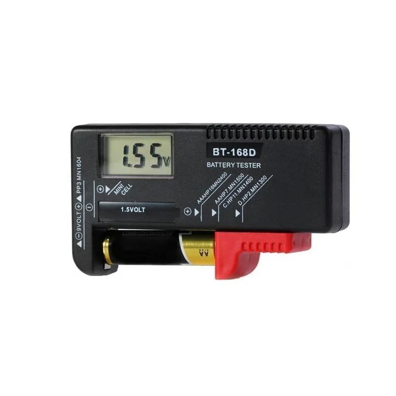 BT-168D Ψηφιακός μετρητής μπαταρίας Battery Tester με Πτυσσόμενη Υποδοχή - Image 4