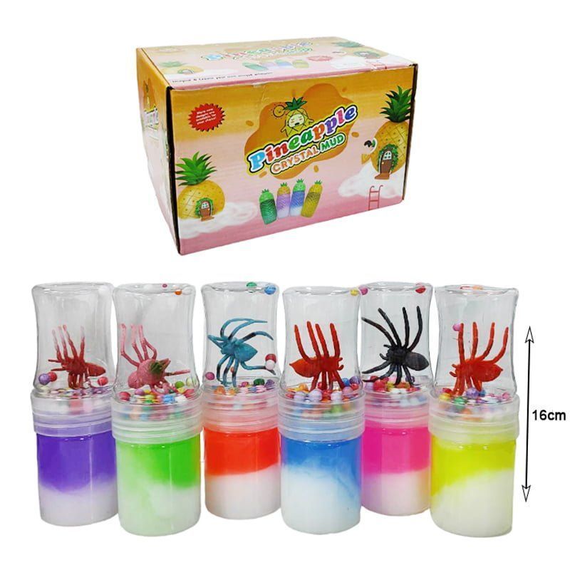 Παιχνίδι χλαπάτσα - Crystal mud slime pineapple - Image 2
