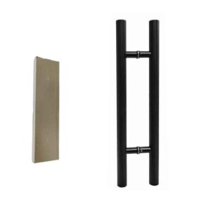 Λαβή Γυάλινης Πόρτας Λαβή Μαύρη 60cm – Black Door Handle - sukki.gr