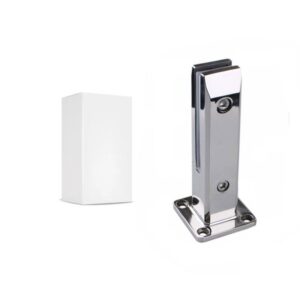 Βάση στήριξης γυάλινης πόρτας 16cm - Glass door support base - sukki.gr