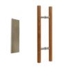 Λαβή Πόρτας Αλουμινίου με Σχέδιο Ξύλου 59.7cm – Aluminum Door Handle Wood Effect - sukki.gr