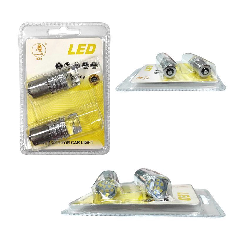 EJC Λάμπες Αυτοκινήτου L20H 1156 9LED 12V 2τμχ – Car LED light - sukki.gr