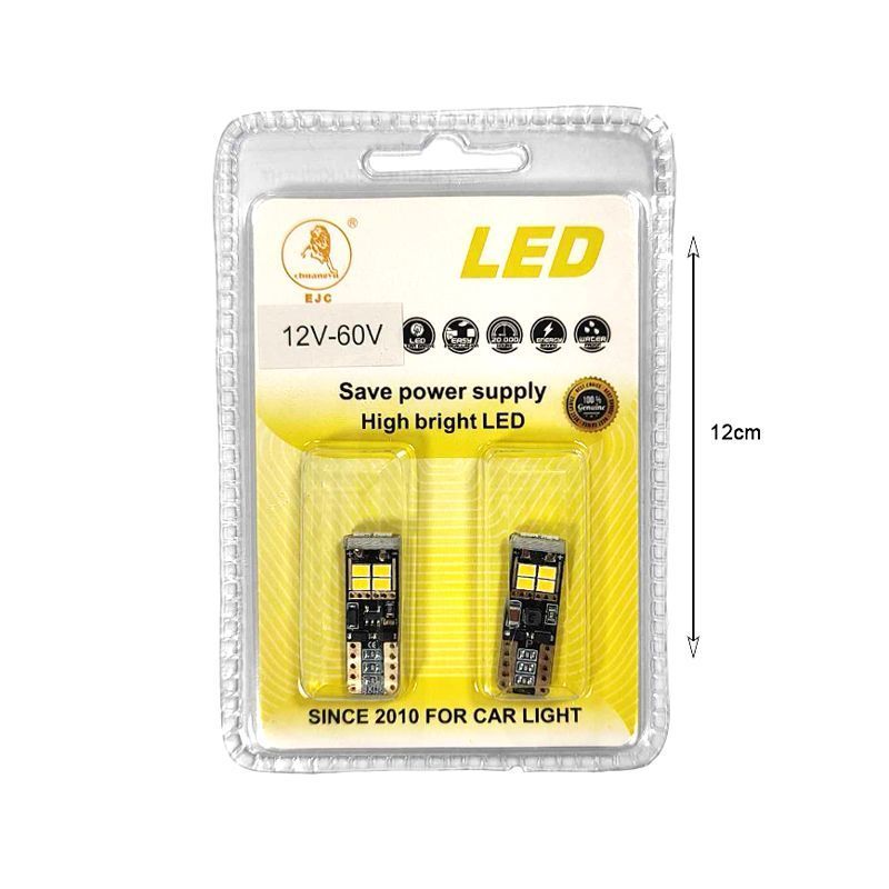 EJC Λάμπες Αυτοκινήτου 3020 T10 10SMD 12-60V 2τμχ – Car LED light - Image 3