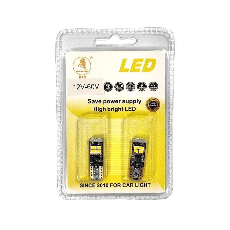 EJC Λάμπες Αυτοκινήτου 3020 T10 10SMD 12-60V 2τμχ – Car LED light - sukki.gr