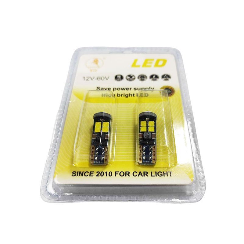 EJC Λάμπες Αυτοκινήτου Q3030-T10 12SMD 12-60V 2τμχ Canbus ψυχρό φως - LED light - Image 3