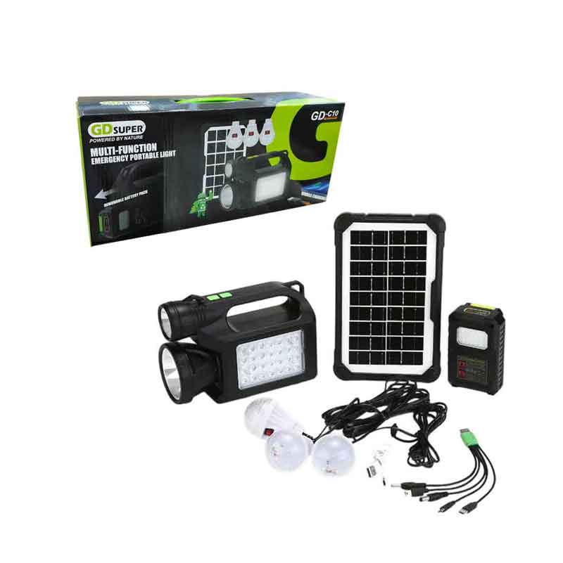 GDSuper Ηλιακό σύστημα φωτισμού 30W 28LED GD-C10 - Multi-Function Emergency Portable Light - sukki.gr