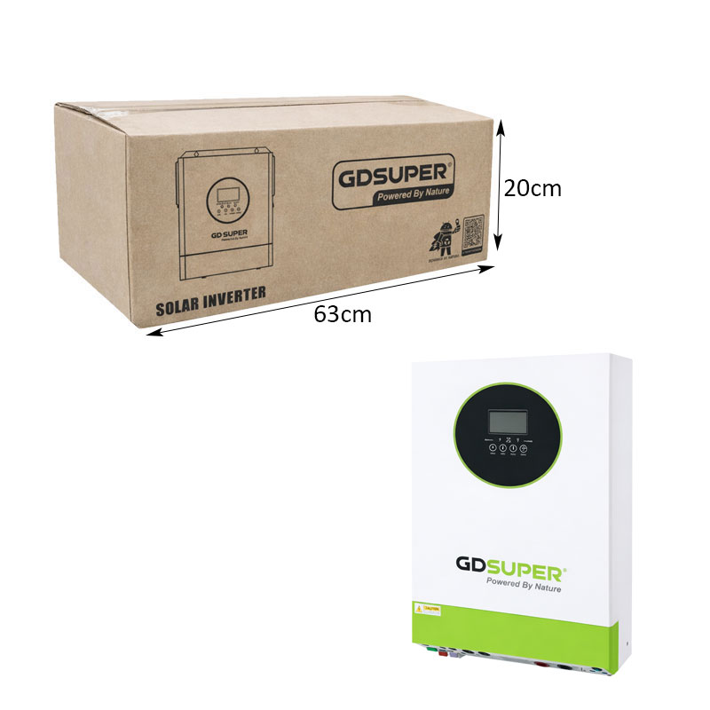 Υβριδικός Ηλιακός Μετατροπέας 11KW 48V GD Super για Φωτοβολταϊκά Συστήματα - GD Super 11KW 48V Hybrid Solar Inverter - Image 4
