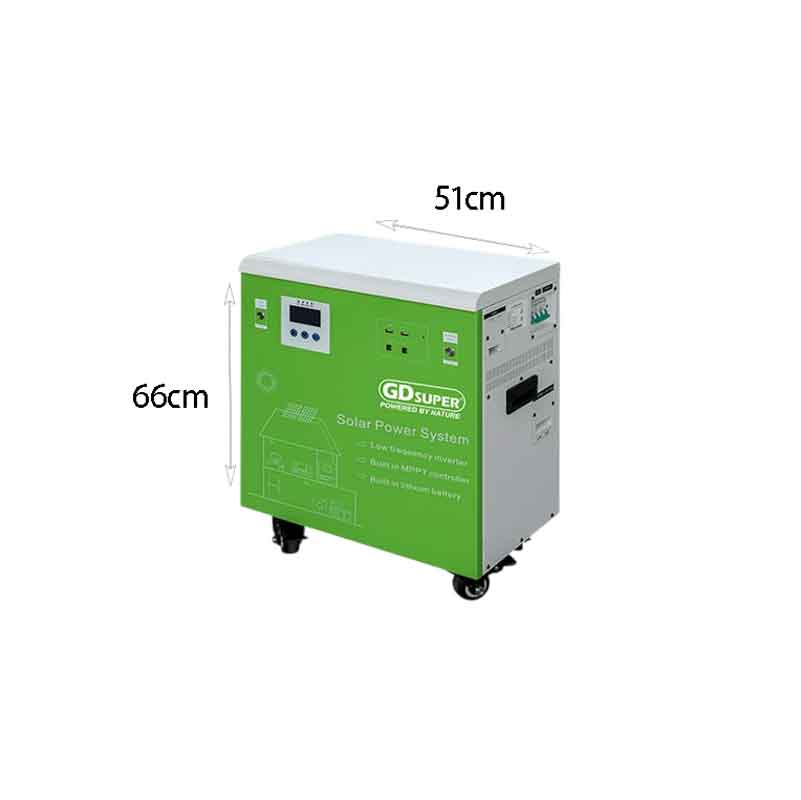 Ηλιακό Σύστημα Ενέργειας 3000W με Inverter Χαμηλής Συχνότητας & MPPT - 3000W Solar Power System with Low Frequency Inverter & MPPT - Image 3