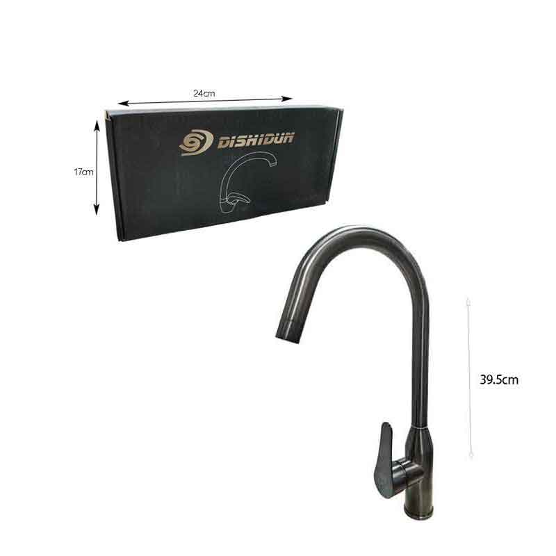 Μπαταρία Κουζίνας Μαύρη - Βρύση Κουζίνας - Kitchen faucet - Image 4