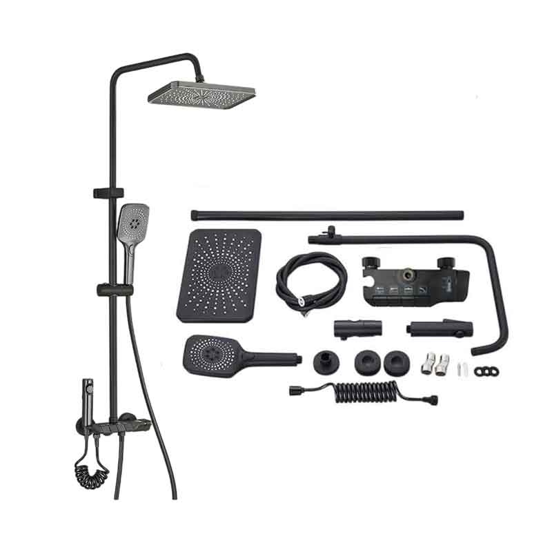 Yimanuo Ρυθμιζόμενη Στήλη Ντουζ με Μπαταρία - Adjustable Shower Column with Faucet - Image 3