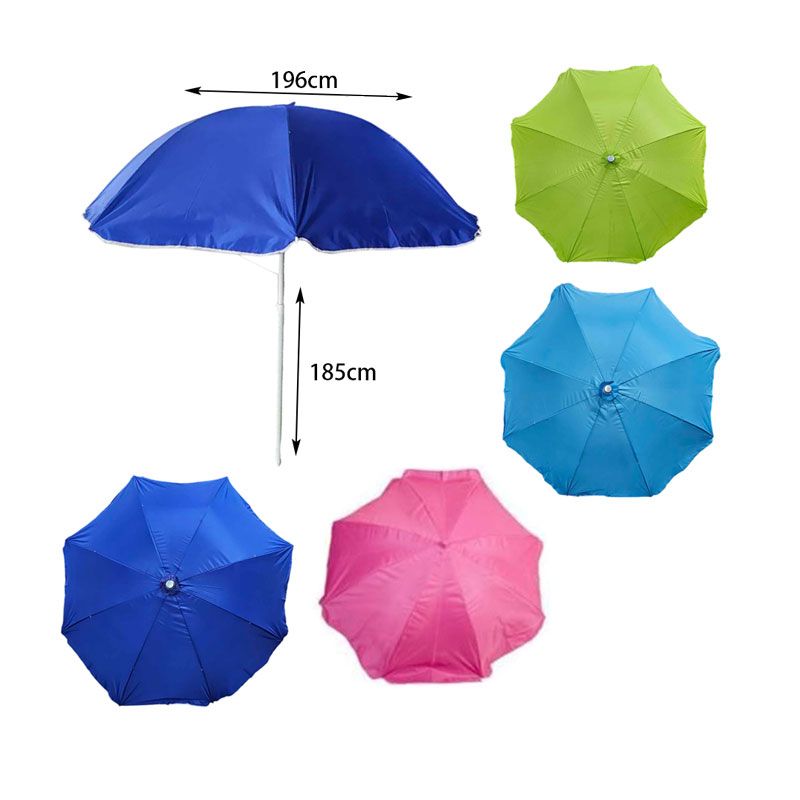Ομπρέλα Θαλάσσης Στρόγγυλη Φ196cm - Umbrella - Image 2