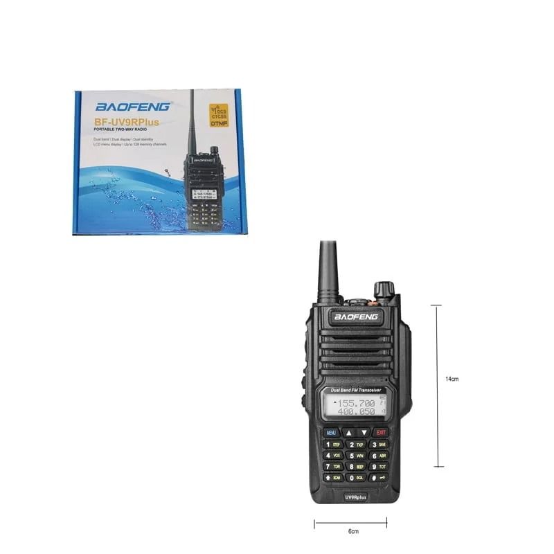 Baofeng Ασύρματος πομποδέκτης – BF-UV9RPlus Walkie Talkie - Image 3