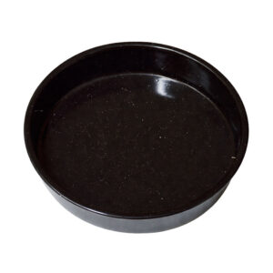 Στρογγυλό Ταψί Εμαγιέ Μαύρο 28cm - Round Black Enamel Baking Pan 28cm