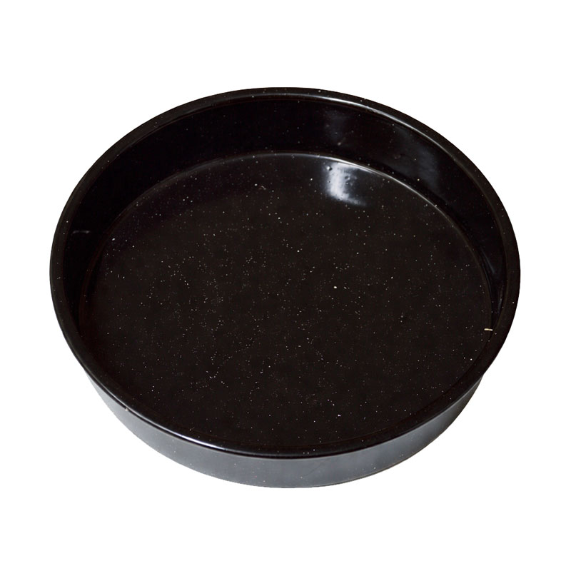Στρογγυλό Ταψί Εμαγιέ Μαύρο 28cm - Round Black Enamel Baking Pan 28cm