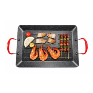Alternative view of Αντικολλητική Πλάκα Ψησίματος & Grill 42,5x27cm με Αντικολλητική Επίστρωση και Μεταλλικές Λαβές - Non-Stick Baking & Grill Tray