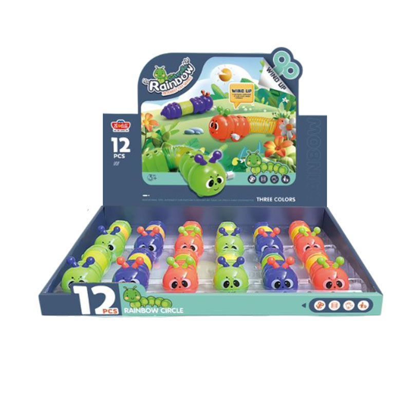 Παιχνίδι Κουρδιστή Κάμπια - Caterpillar Rainbow Interest Toy Series - Image 2
