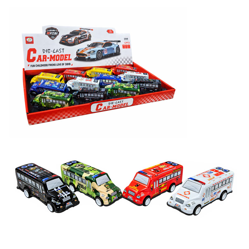Σετ Παιδικά Οχήματα Διάσωσης 12 Τεμαχίων - Die Cast Car Model Rescue Vehicles Set - sukki.gr
