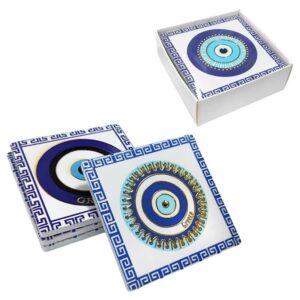 Σετ σουβέρ Greece 4τμχ - Coaster set 4pcs - sukki.gr