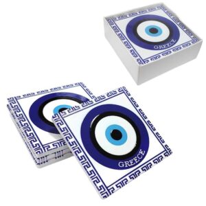Σετ σουβέρ Greece 4τμχ - Coaster set 4pcs - sukki.gr