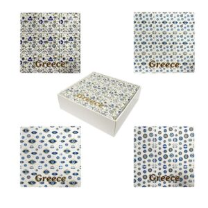 Σετ σουβέρ Greece 4τμχ - Coaster set 4pcs - sukki.gr