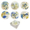 Σετ σουβέρ Greece 6τμχ - Coaster set 6pcs - sukki.gr