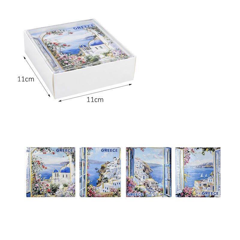 Σετ σουβέρ Greece 4τμχ - Coaster set 4pcs - Image 3