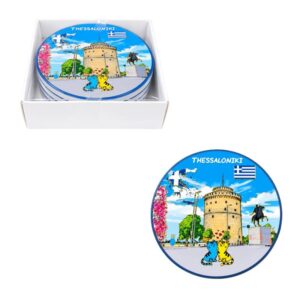 Σετ σουβέρ Thessaloniki 4τμχ - Coaster set 4pcs
