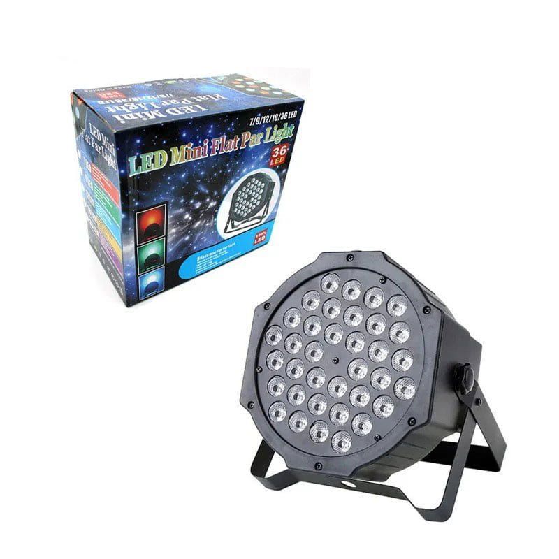 Φωτορυθμικό 36 LED - Mini flat par light stage - sukki.gr