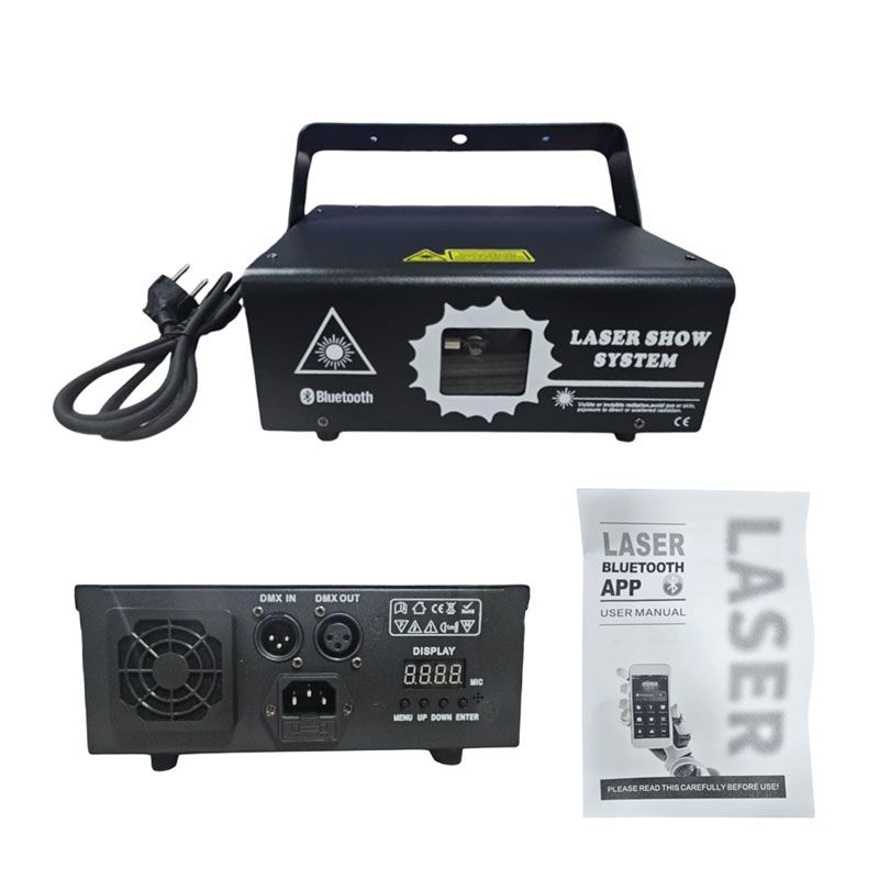Σύστημα Laser Show με Bluetooth και DMX για Εφέ Φωτισμού - Laser Show System with Bluetooth and DMX for Lighting Effects - Image 2