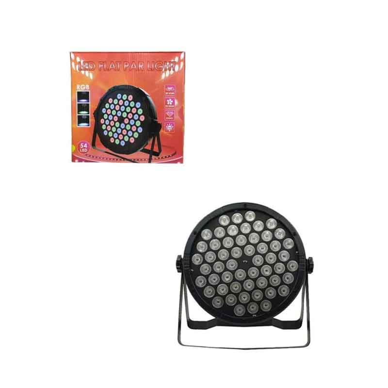 Φωτορυθμικό 54 LED - Flat par light stage - sukki.gr