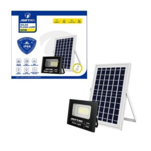 Jortan Ηλιακός Προβολέας Με Τηλεχειριστήριο LED 50W IP66- Solar Flood Lamp