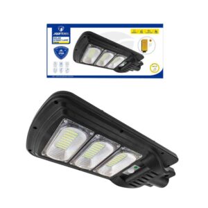 Jortan Led Αδιάβροχο Ηλιακό Φωτιστικό Δρόμου 150W με Ανιχνευτή Κίνησης Και Τηλεχειριστήριο IP66 6500K - Solar Street Lamp