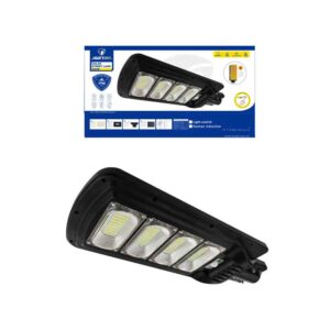 Jortan Led Αδιάβροχο Ηλιακό Φωτιστικό Δρόμου 200W με Ανιχνευτή Κίνησης Και Τηλεχειριστήριο IP66 6500K - Solar Street Lamp