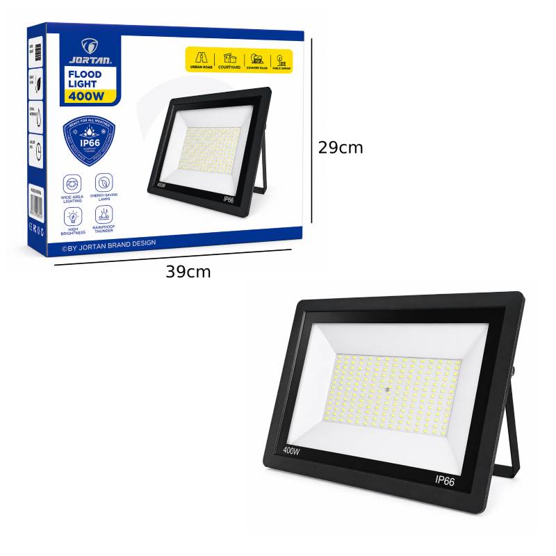 Jortan Προβολέας LED 400W Εξωτερικού Χώρου IP66 Αδιάβροχος - LED Flood Light - Image 2