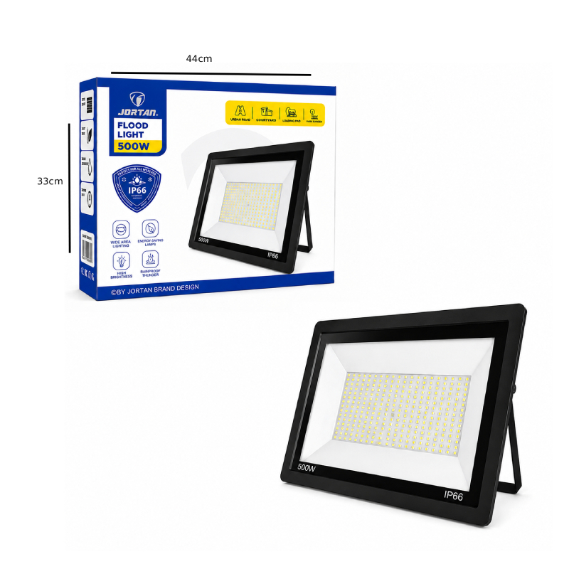 Jortan Προβολέας LED 500W Εξωτερικού Χώρου IP66 Αδιάβροχος - LED Flood Light - Image 2