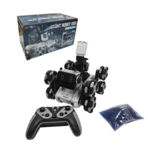 Ρομποτικός Σκύλος Stunt Robot με Τηλεχειριστήριο & Πυροδότηση Νερομπαλών - Stunt Robot Dog - sukki.gr