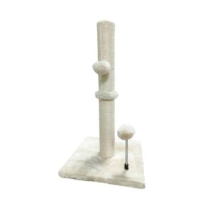 Ονυχοδρόμιο Γάτας με Ξυστράκι & Παιχνίδια 55cm - Cat Toy Three - sukki.gr