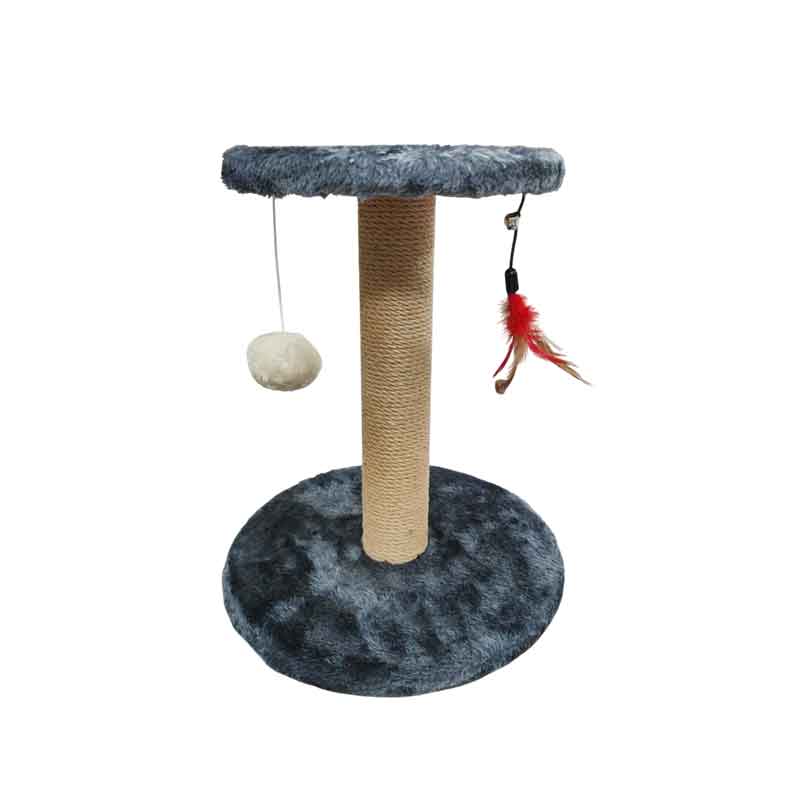 Ξύστρα Γάτας με Κρεμαστά Παιχνίδια 36cm - Cat Scratching Post with Hanging Toys - sukki.gr