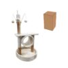 Ονυχοδρόμιο Γάτας 80cm με Παιχνίδια - Cat Tree Scratching Post 80cm with Toys - sukki.gr