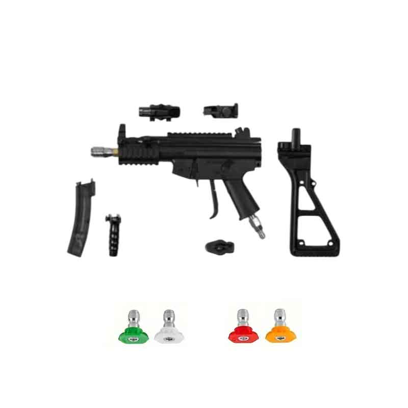 MP5K Πιστόλι Πίεσης Νερού για Πλυστικό Μηχάνημα – Σετ με 4 Μπεκ - Cleaning gun - Image 2