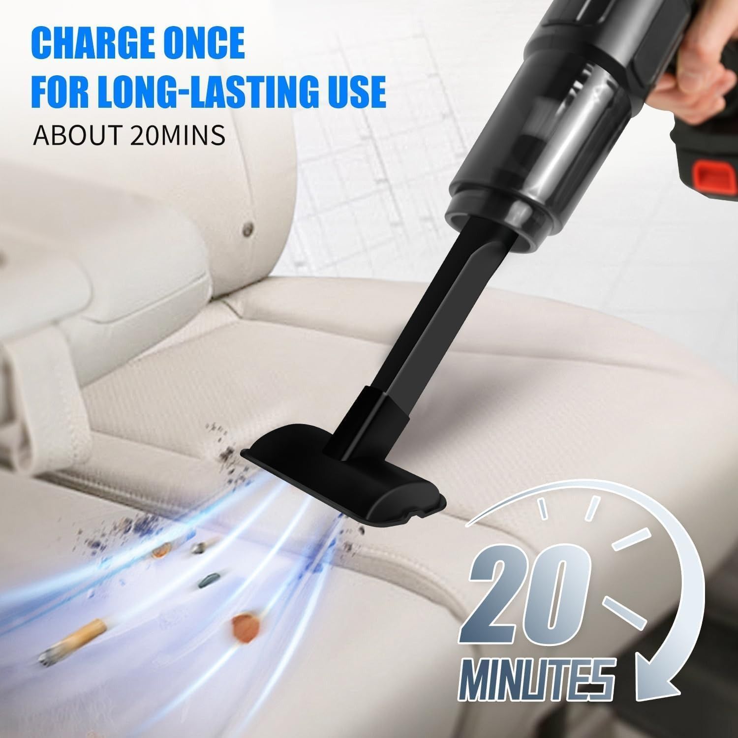 Ασύρματη Ηλεκτρική Σκούπα Χειρός – Cordless Multifunction Vacuum Cleaner - Image 2