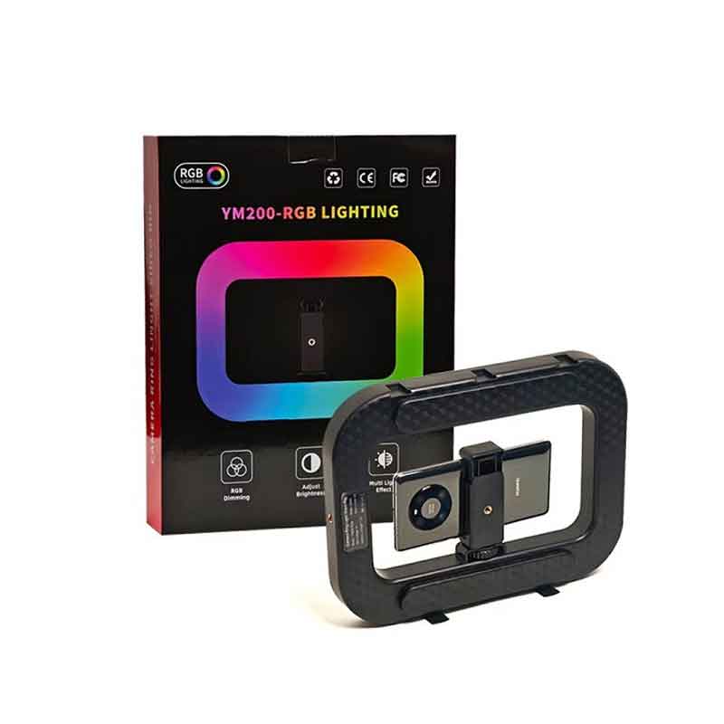 RGB Φωτιστικό για Κινητό και Κάμερα YM200 - RGB Video Light - sukki.gr