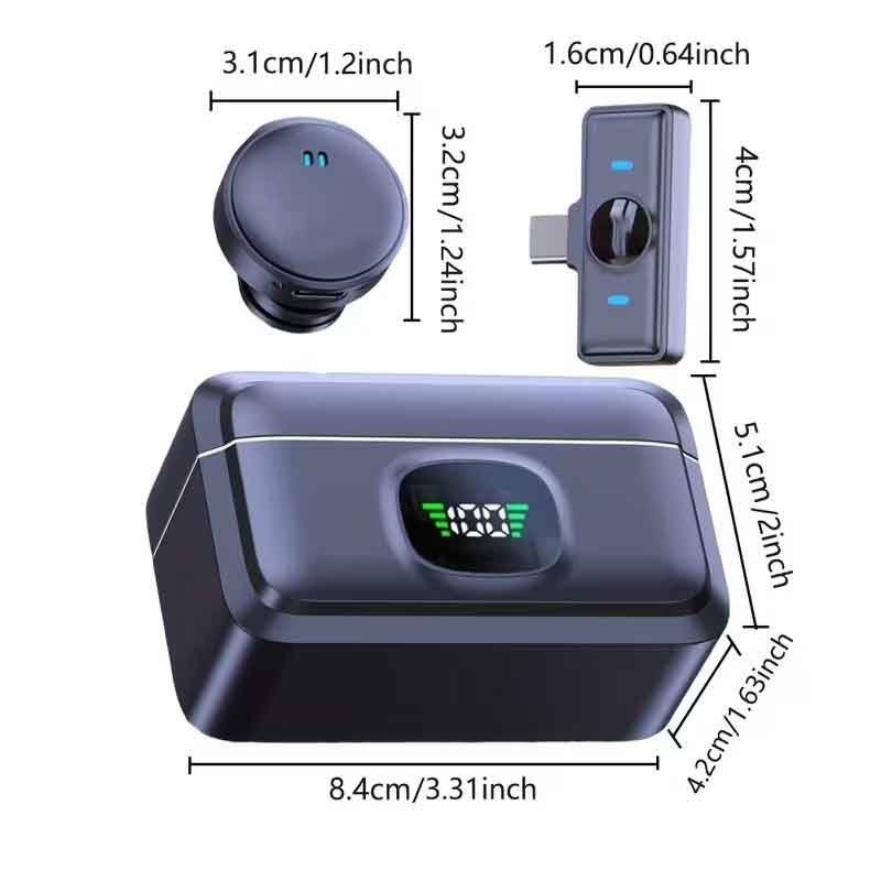Ασύρματο Μικρόφωνο Plug and Play – Wireless Lavalier Microphone Plug and Play - Image 4