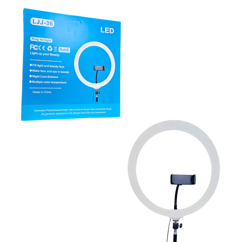 Φωτιστικό Δαχτυλίδι με Βάση Κινητού LJJ-30 - LED Ring Light with Phone Holder - sukki.gr