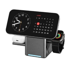 Alternative view of Ασύρματος Φορτιστής 3 σε 1 για Smartphone, Smartwatch και Ακουστικά 15W XW-10 - Magnetic Wireless Charger for Smartphone, Smartwatch & Earbuds