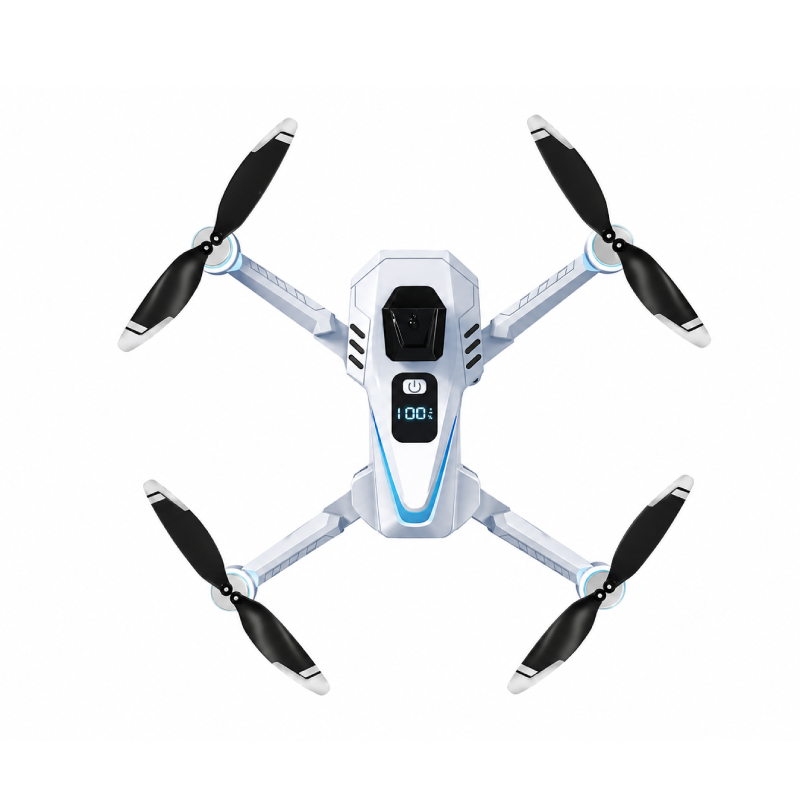 Πτυσσόμενο Drone Pro με Διπλή Κάμερα HD & Τηλεχειριστήριο με Οθόνη - Drone Pro Foldable HD Dual Camera with Screen Remote Controller - Image 2