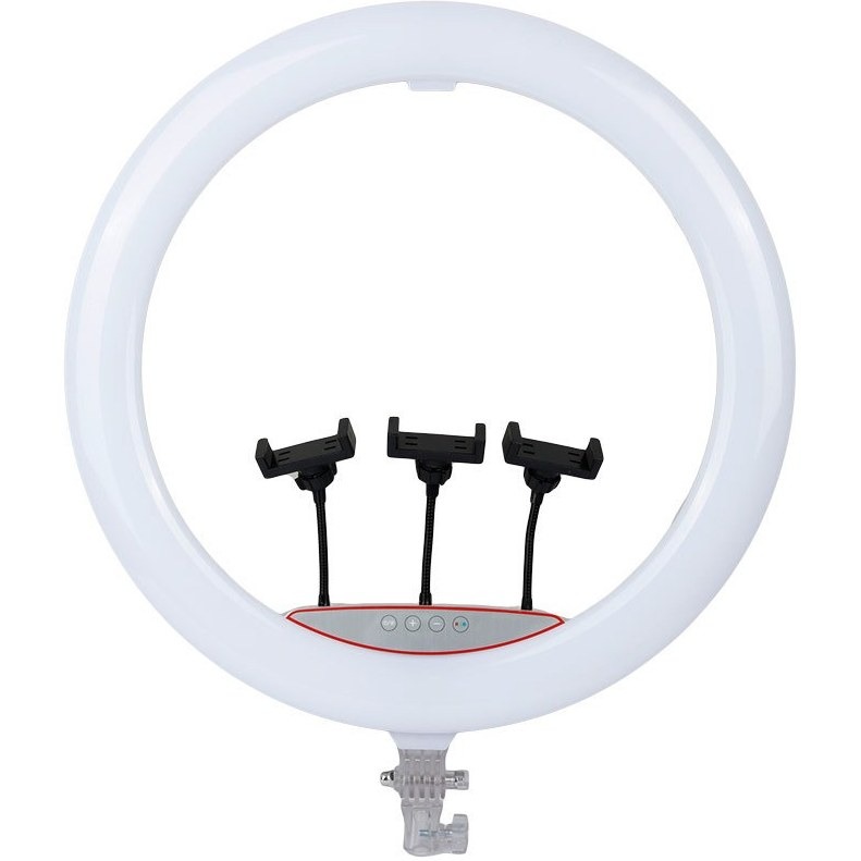 RGB LED Ring Light 56cm (22") με 3 Βάσεις Κινητού & Ρυθμιζόμενο Φωτισμό 3D-56 - RGB LED 22" Ring Light with 3 Phone Holders & Adjustable Lighting - Image 2