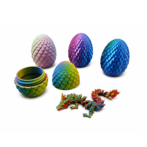 Alternative view of Αυγό Δράκου 3D Printed με Κρυφή Φιγούρα - 3D Printed Dragon Egg with Hidden Figure