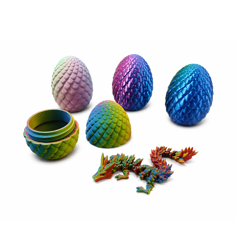 Αυγό Δράκου 3D Printed με Κρυφή Φιγούρα - 3D Printed Dragon Egg with Hidden Figure - Image 2